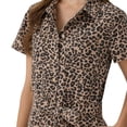 thumbnail image 4 of Frye Women's Belted Denim Mini Dress, 4 of 9