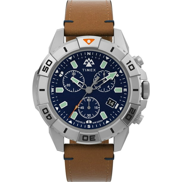 Timex Expedition Ridge Chronograph Eco-Friendly Leather Watch