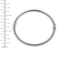 thumbnail image 6 of Italian High Polished Bangle in Sterling Silver, 6 of 7