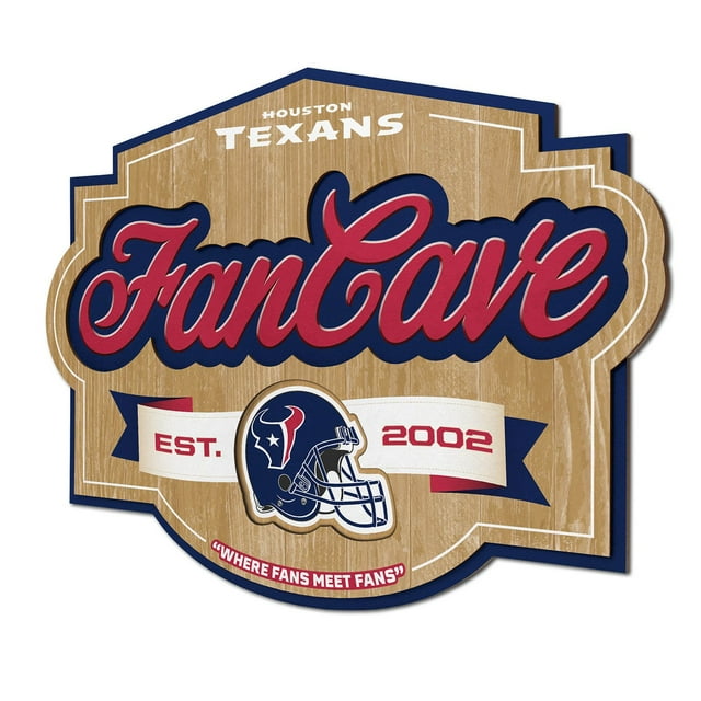 YouTheFan NFL 17” x 12.5” Fan Cave Sign