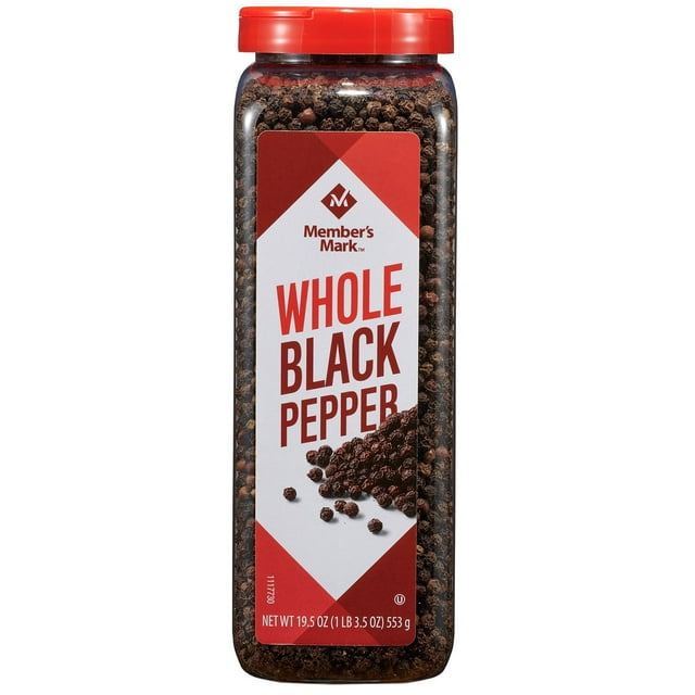 Member's Mark Whole Black Peppercorns, 19.5 oz.