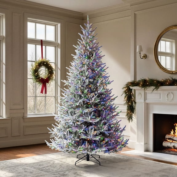 Member's Mark 9' Pre-Lit Snowy Georgia Christmas Tree