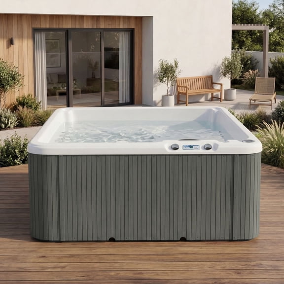 Lifesmart Leganza 6-Person 90-Jet Spa with Lounge Seating