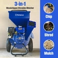 thumbnail image 8 of Westinghouse 3 in. Dia 212cc 3-in-1 Gas Powered Wood Chipper Shredder Mulcher, 8 of 11