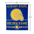 thumbnail image 7 of Logo Brands Albany State Golden Rams 60"x70" Super Plush Blanket, 7 of 7