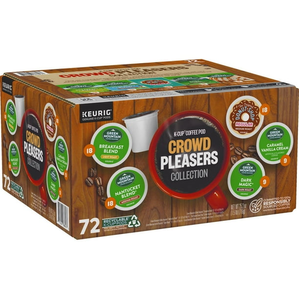 Green Mountain Coffee Crowd Pleasers K-Cup Pod Collection, Variety