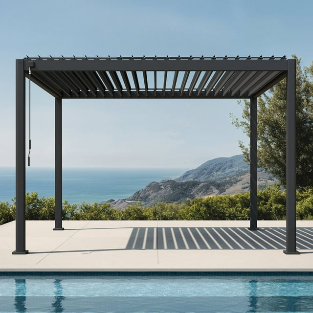 Mirador 10’ x 12’ 111SR Louvered Pergola