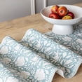 thumbnail image 7 of Over&Back 100% Cotton Hand-Blocked Printed Table Runner, Floral, 7 of 8