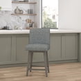 thumbnail image 1 of HH2 Home Parson Wood Adjustable Height Swivel Bar Stool, 1 of 19