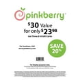 thumbnail image 3 of Pinkberry $30 Gift Card Multi-Pack, 3 x $10, 3 of 3