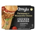 thumbnail image 1 of Burgers by Amylu Parmesan and Mozzarella Cheese Chicken Burgers, 1/4 lb., 10 ct., 1 of 5