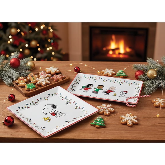 Licensed Holiday 2-Piece Ceramic Serveware Set
