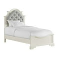 thumbnail image 3 of Society Den Ulysses Youth Upholstered Bed, White, Assorted Sizes, 3 of 9