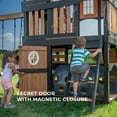 thumbnail image 5 of Backyard Discovery Mystic Tower Cedar Swing Set, 5 of 18