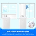 thumbnail image 3 of Midea 8,000 DOE, 12, 000 BTU ASHRAE SmartCool Portable Air Conditioner, For spaces up to 350 Sq. Ft, 3 of 14