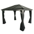 thumbnail image 2 of Sojag Mykonos Aluminum and Steel Gazebo, Dark Gray, Various Sizes, 2 of 6
