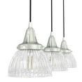 thumbnail image 8 of Hunter Cypress Grove Glass 3 Light Pendant Light Fixture, Round Cluster and Linear Cluster, 8 of 9