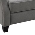 thumbnail image 6 of Calvin Fabric Pushback Reclining Armchair, 6 of 10