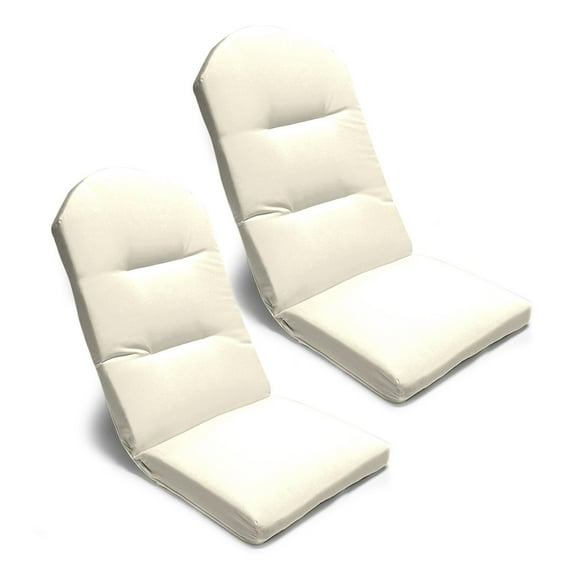 Sunbrella 20" x 45.5" Polywood Adirondack Outdoor Chair Cushions, Set of 2