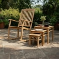 thumbnail image 5 of Cambridge Casual Madison Teak Patio Table Set, 3pc, 5 of 6