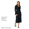 thumbnail image 5 of Edited by Hunter McGrady Women's Flare Midi Sweater Dress, 5 of 11
