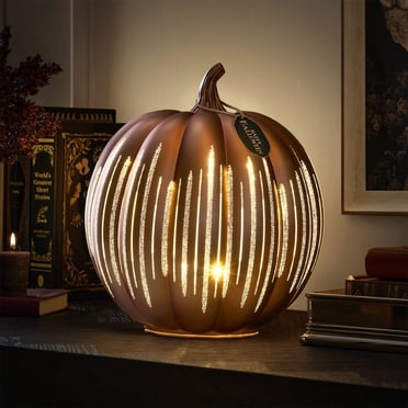 Member's Mark Pre-Lit Rotating Shimmer Pumpkin