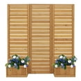 thumbnail image 5 of Yardistry Fusion 3-Panel Cedar Planter Screen, Natural Brown, 5 of 6