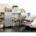 thumbnail image 9 of Seville Classics UltraHD 5-Piece Steel Garage Cabinet Storage Set With Pegboard Workbench, 10' Wide, 9 of 14