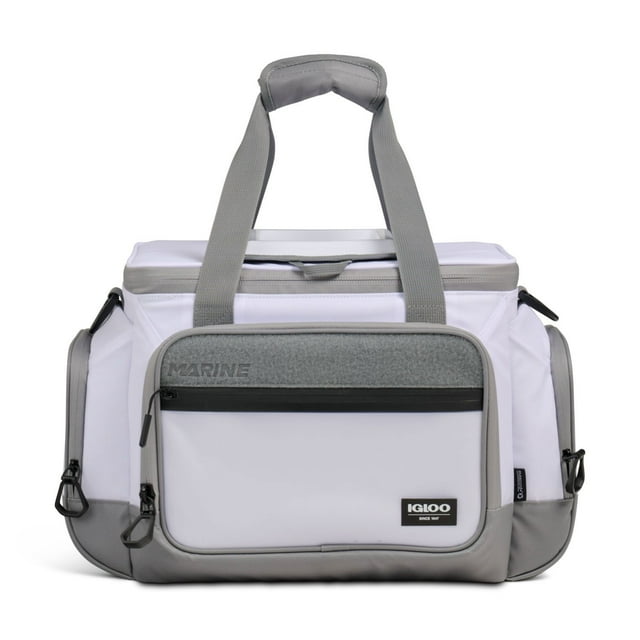Igloo 30 Can Capacity Marine Square Soft Side Cooler, White
