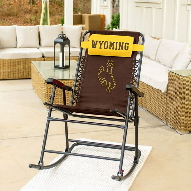 Logo Brands Wyoming Cowboys Bungee Rocker