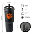 thumbnail image 3 of Logo Brands Clemson Tigers Stainless Steel Tumbler Set, 3 of 7