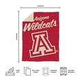 thumbnail image 5 of Logo Brands Arizona Wildcats Luxe Dreams Throw, 60" x 80", 5 of 6