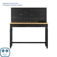 thumbnail image 3 of Member's Mark Height Adjustable 2-Drawer Workbench with Pegboard, 60" W x 20" D x 37.5"- 41.5" H, 3 of 11
