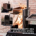 thumbnail image 7 of Backyard Discovery Premium Santa Maria BBQ Grill with Wood Fire and Charcoal Grill, 7 of 13