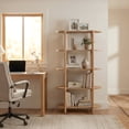 thumbnail image 2 of Bower Home Modern 60" Wood Bookcase, 2 of 8