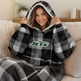 thumbnail image 7 of Pegasus Sports New York Jets Wearable Sherpa Throw, 7 of 7