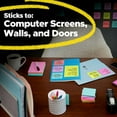 thumbnail image 5 of Post-it Super Sticky Pop-up Notes, 3" x 3", Supernova Neons Collection, 16 Pack, 1,440 Total Sheets, 5 of 13
