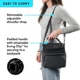 thumbnail image 8 of Arctic Zone Pro Fridge Cold Dual Compartment Lunch Pack, 8 of 16