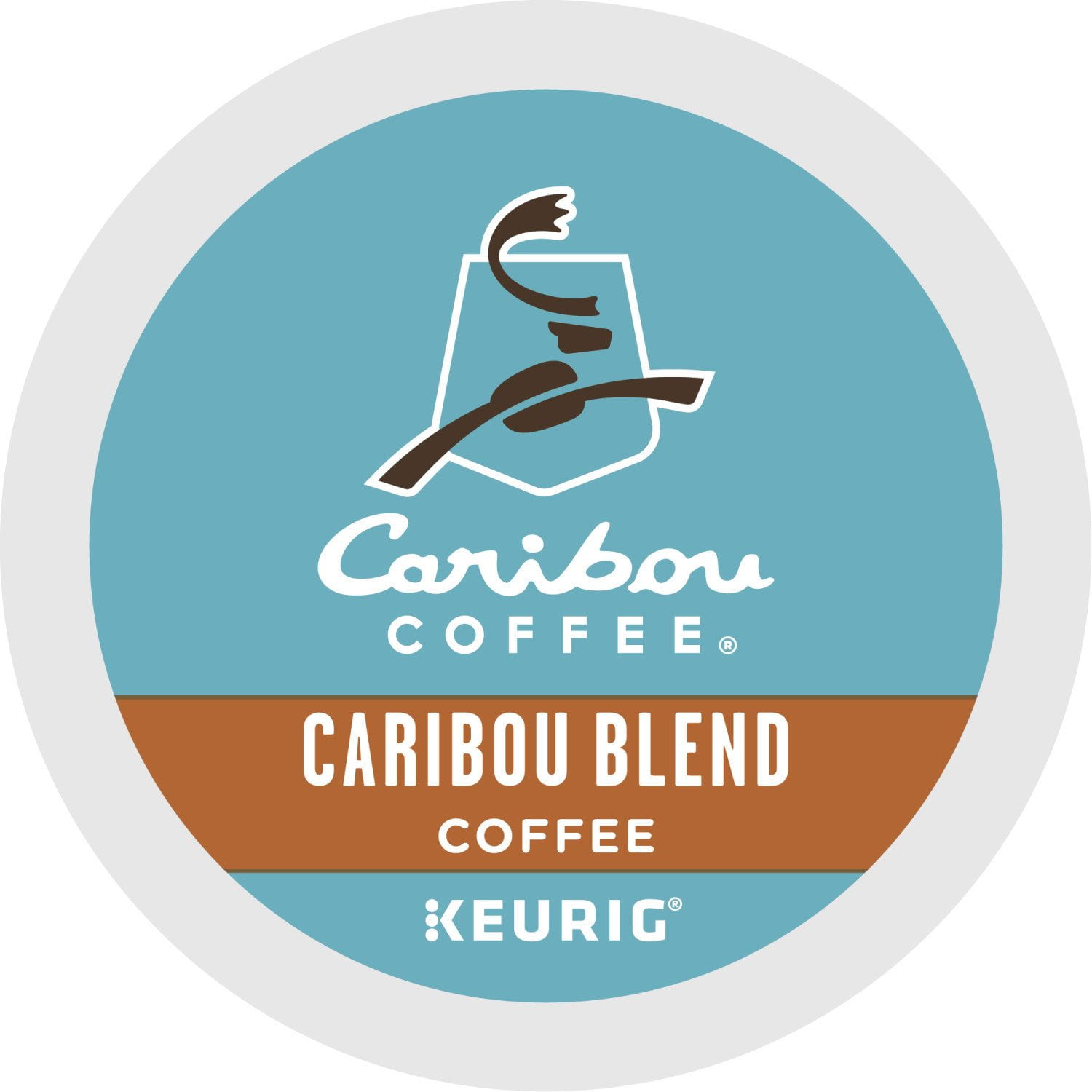 Caribou Coffee Medium Roast K-Cup Pod, Caribou Blend, 80 ct.
