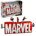 thumbnail image 1 of LEGO Marvel: MARVEL Logo & Minifigures Building Toy, 931 pcs., 1 of 6