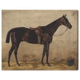 thumbnail image 2 of Emil Volkers - Brauner im Stall Traditional Canvas Print by Oliver Gal Prints, 2 of 5