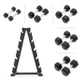 thumbnail image 10 of Marcy 150 lb. Rubber Hex Dumbbell Set with Rack, 10 of 10