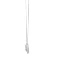 thumbnail image 5 of 0.75 C.T. TW Round Cut Heart Shaped Halo Diamond Necklace in 14K Gold, 5 of 8