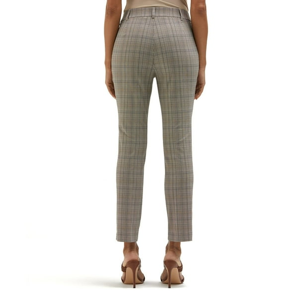 Plaid Pants Express Mid Rise Extreme Stretch Skinny Pant Rafaella