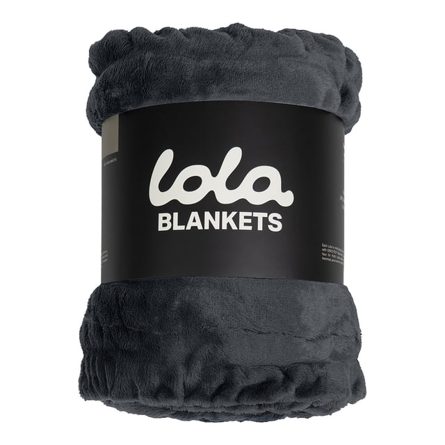 Lola Blankets Large Plush Throw Blanket, 60" x 72"