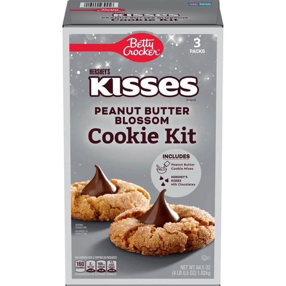 Betty Crocker Peanut Butter Blossom Cookie Mix, 3 pk.