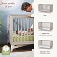 thumbnail image 2 of Little Seeds Pala 4-in-1 Convertible Crib, Choose Color, 2 of 10