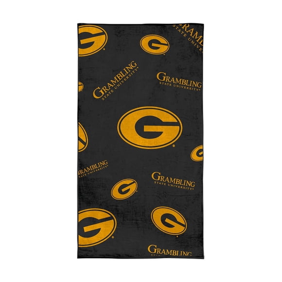 Logo Brands Grambling State Tigers 38"x72" Beach Towel