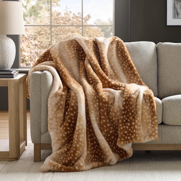 Member's Mark Luxury Faux Fur Throw, 60" x 70"