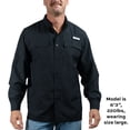 thumbnail image 6 of Habit Men's Long Sleeve 50+ UPF Fishing Shirt, 6 of 9